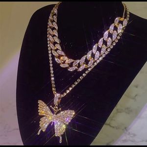 🦋Chain Cuban Butterfly Necklaces